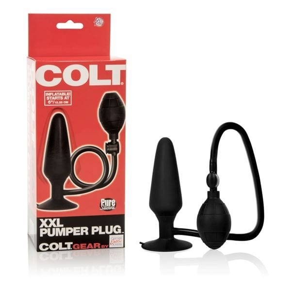 Colt Range Butt Plugs COLT XXL Pumper Inflatable Anal Butt Plug Black
