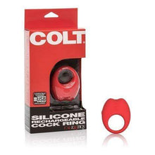 Load image into Gallery viewer, Colt Range Cock Rings COLT Silicone Rechargeable Cock Ring - Red
