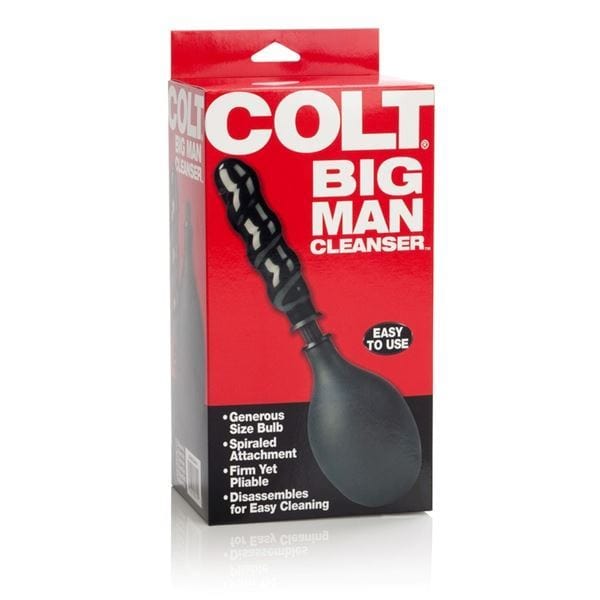 Colt Range Douche COLT Big Man Anal Butt Cleanser Probe Douche Black PVC