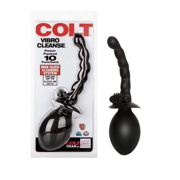 Colt Range Douche COLT Vibrating Silicone Anal Butt Colon Douche Cleanser