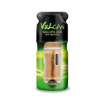 Cyber Skin Vulcan Realistic Ass Vibrating - Mocha - Spanksy
