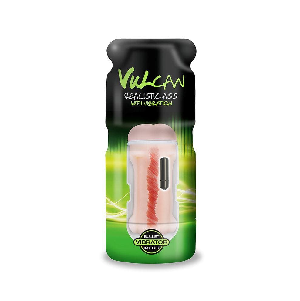 Cyber Skin - Vulcan Realistic Ass w/Vibration - Cream - Spanksy