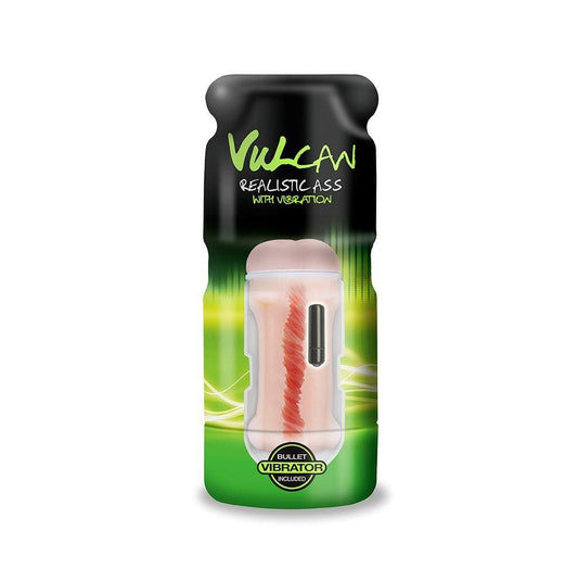 Cyber Skin - Vulcan Realistic Ass w/Vibration - Cream - Spanksy