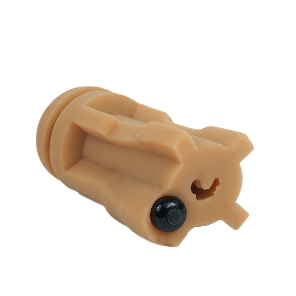 Cyber Skin - Vulcan Realistic Pussy w/Vibration - Mocha - Spanksy