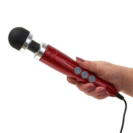 Doxy Number 3 Wand Vibrator in Red - Spanksy
