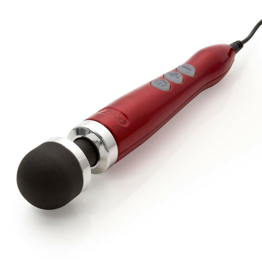 Doxy Number 3 Wand Vibrator in Red - Spanksy