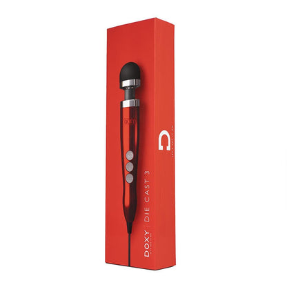 Doxy Wand Vibrators Doxy Number 3 Wand Vibrator in Red