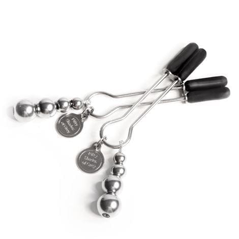 Fifty Shades of Grey Nipple Clamps Fifty Shades of Grey The Pinch Adjustable Nipple Clamps