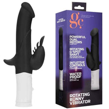 Load image into Gallery viewer, GC Rabbit Vibrators GC Rabbit Vibrator Powerful Rotating Dildo Sex Toy 10 Speed Silicone 9 Inch
