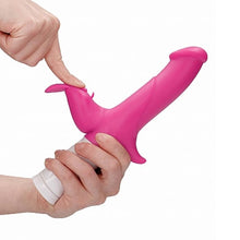 Load image into Gallery viewer, GC Rabbit Vibrators GC Rabbit Vibrator Powerful Rotating Dildo Sex Toy 10 Speed Silicone 9 Inch Pink
