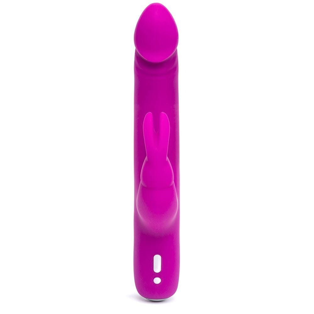 Happy Rabbit Slimline Realistic USB Rechargeable Rabbit Vibrator Purple - Spanksy