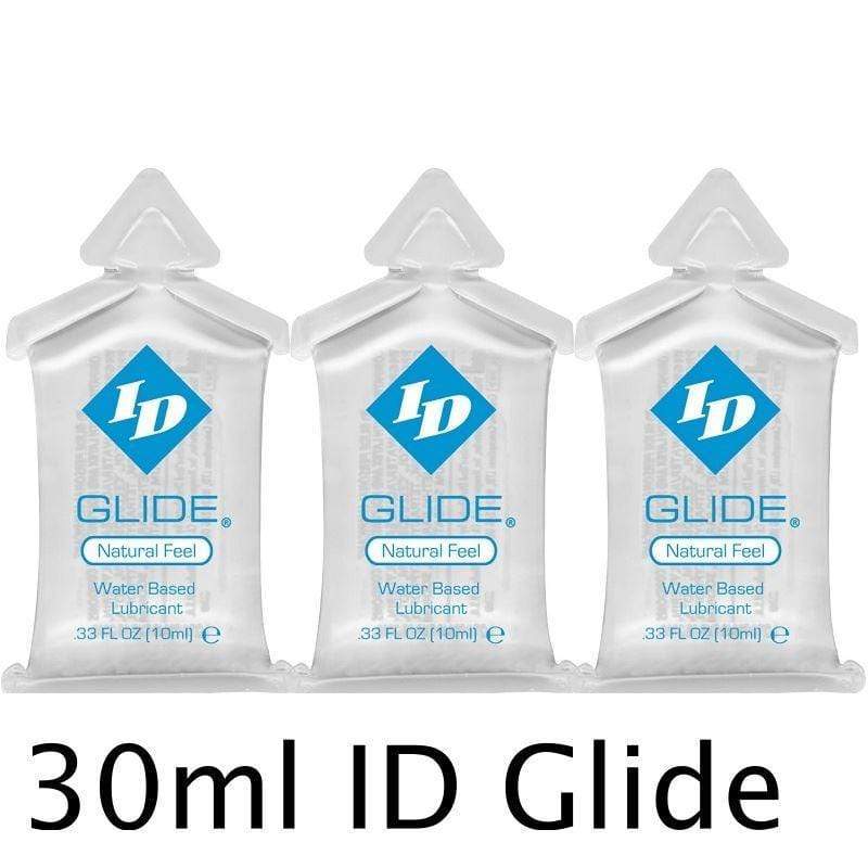 30ml ID Glide Lubricant Water-Based Hypoallergenic Lube 3x 10ml Pillows - Spanksy