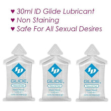 Load image into Gallery viewer, ID Lubricants 30ml ID Glide Lubricant Water-Based Hypoallergenic Lube 3x 10ml Pillows
