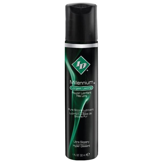 ID Millennium Silicone Based Lubricant Waterproof & Odourless 1 floz Pocket Size - Spanksy