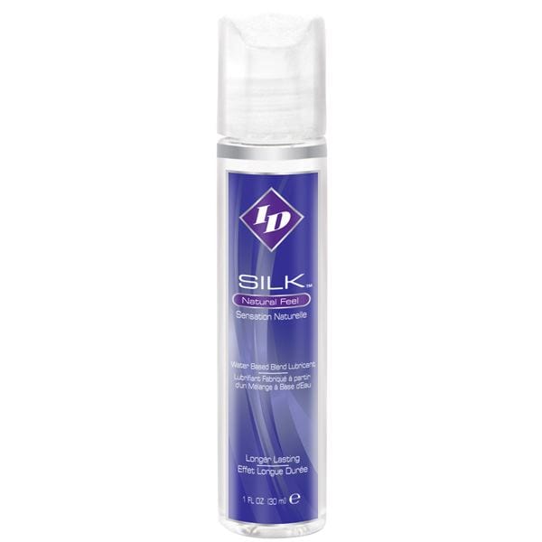 ID Lubricants Lubricant ID Silk Water Based Lubricant For Long Lasting & Natural Play 1 floz Travel Size