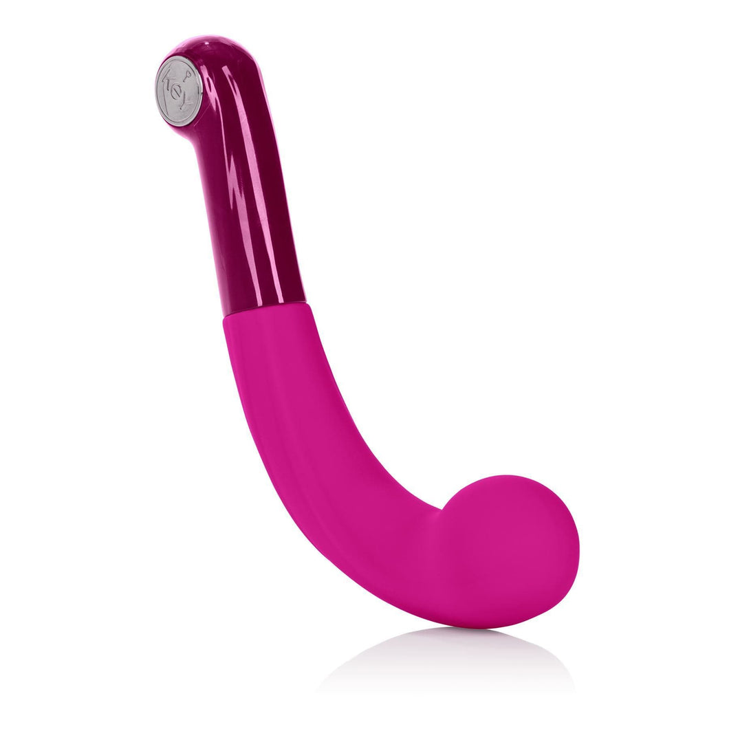 Jopen G Spot Vibrator Key by Jopen Comet II Rechargeable G Spot Wand Silicone Vibrator Massager Pink