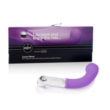 Load image into Gallery viewer, Jopen G Spot Vibrator Key by Jopen Comet Pearl G Spot Wand - 5&quot; Lavender
