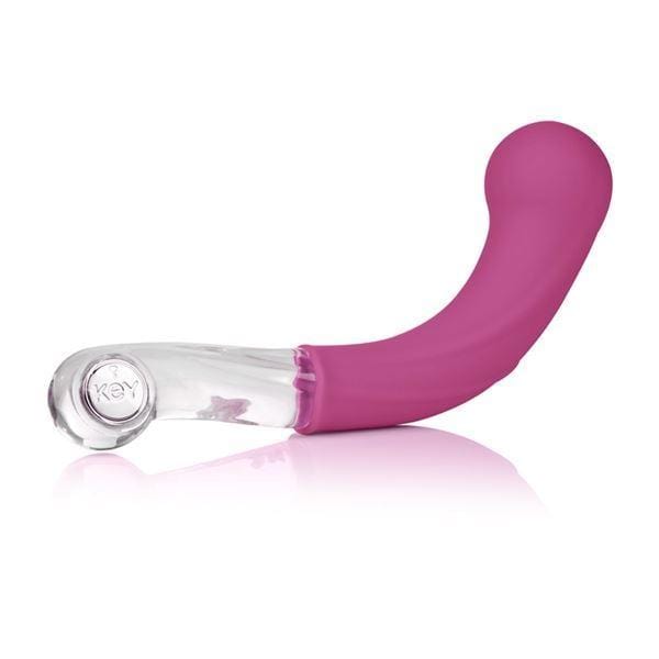 Jopen G Spot Vibrator Key by Jopen Comet Pearl G Spot Wand - 5" Raspberry Pink