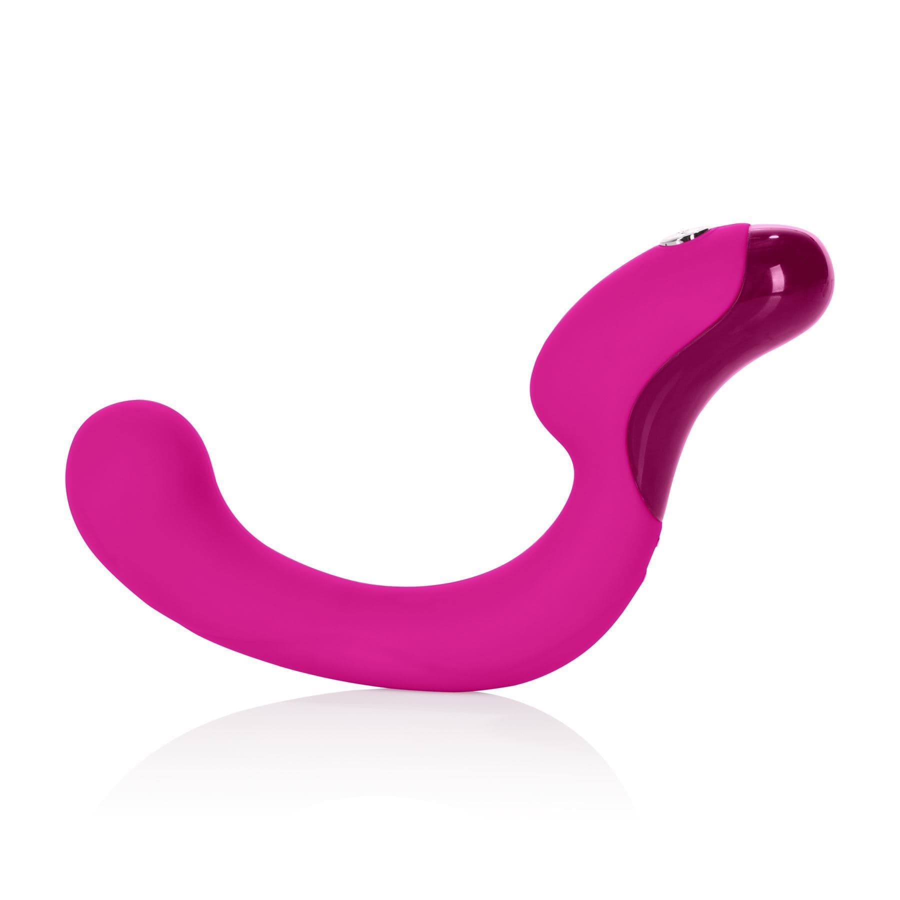 Jopen G Spot Vibrator Key by Jopen Skye Rechargeable Ergonomic 'G' Wand G Spot Silicone Vibrator Massager Pink