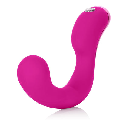 Jopen G Spot Vibrator Key by Jopen Skye Rechargeable Ergonomic 'G' Wand G Spot Silicone Vibrator Massager Pink