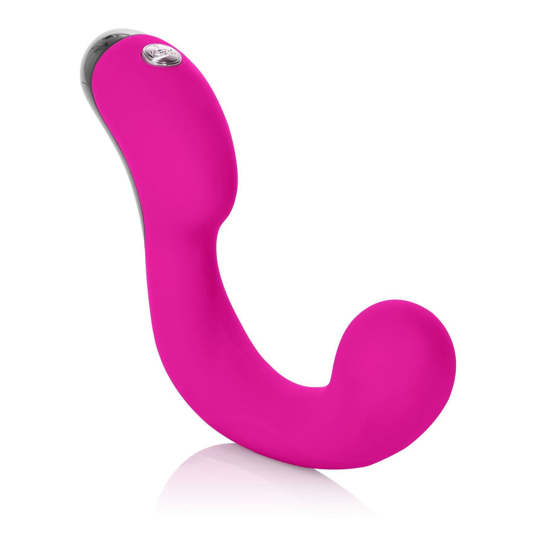 Jopen G Spot Vibrator Key by Jopen Skye Rechargeable Ergonomic 'G' Wand G Spot Silicone Vibrator Massager Pink