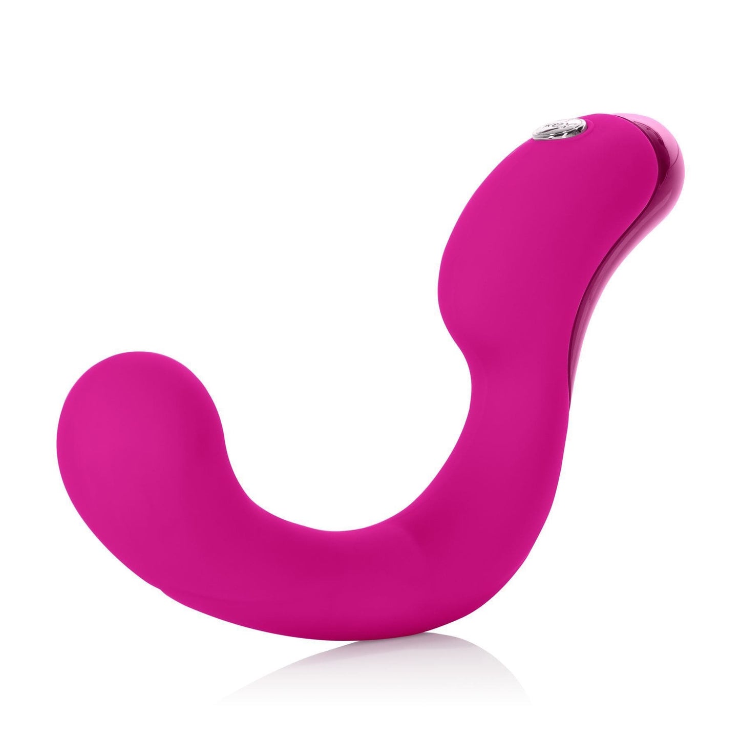 Jopen G Spot Vibrator Key by Jopen Skye Rechargeable Ergonomic 'G' Wand G Spot Silicone Vibrator Massager Pink