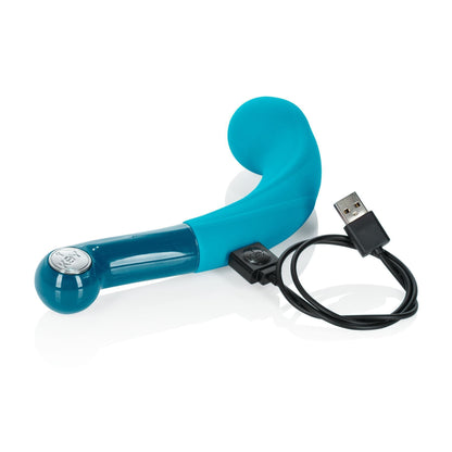 Key by Jopen G Spot Vibrator Key by Jopen Comet II Rechargeable G Spot Wand Silicone Vibrator Massager Blue