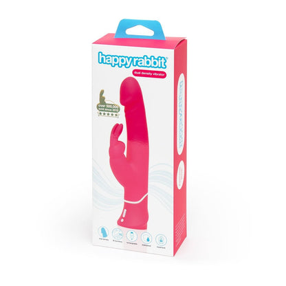 Happy Rabbit Realistic Dual Density Rabbit Vibrator Pink - Spanksy