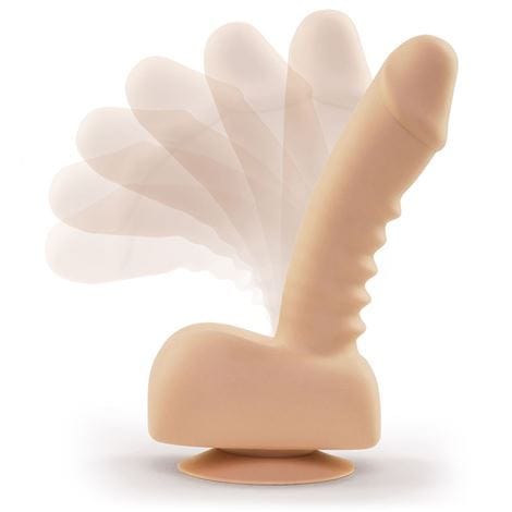 Uprize Remote Control Rising 6 Inch Vibrating Realistic Dildo in Pink Flesh - Spanksy