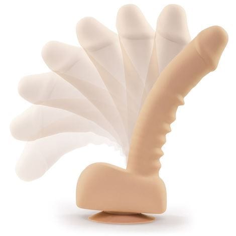 Uprize Remote Control Rising 8 Inch Vibrating Realistic Dildo in Pink Flesh - Spanksy