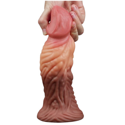 LoveToy Fantasy Dildos Fantasy Alien Dildo Sex Toy Dual Layer Anal G Spot Premium Silicone 7 Inches