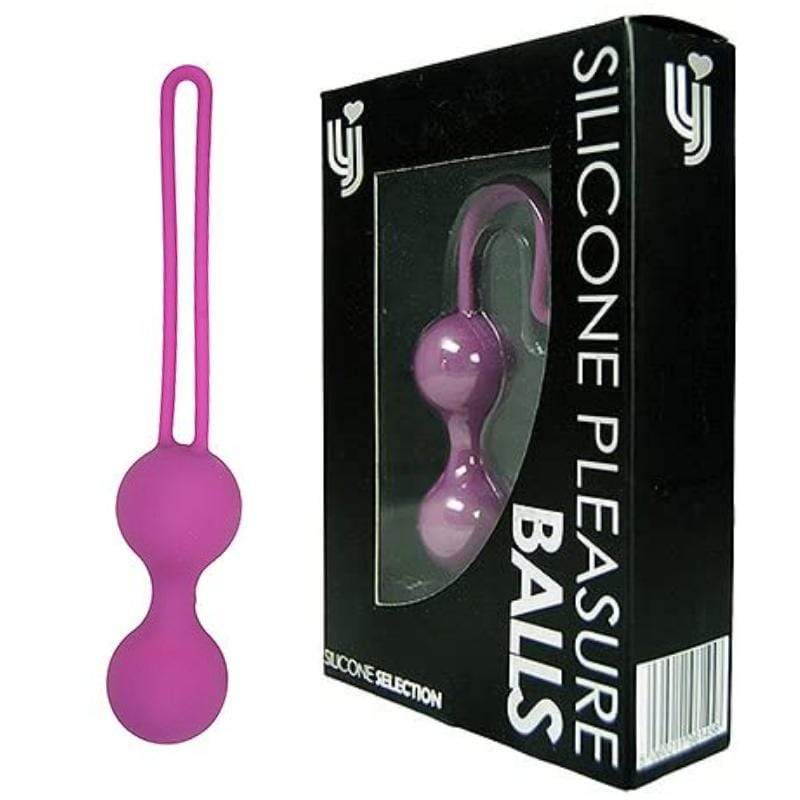 Loving Joy Silicone Pleasure Balls In Pink - Spanksy