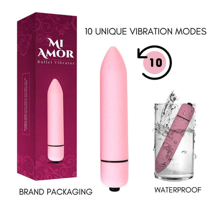 Minx Bullets Bullet Vibrator Light Pink 10 Functions