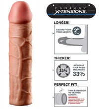 Load image into Gallery viewer, Pipedream Penis Extenders Penis Extender Enlarger 2 Inches Cock Sleeve Fantasy X-tensions Real Feel
