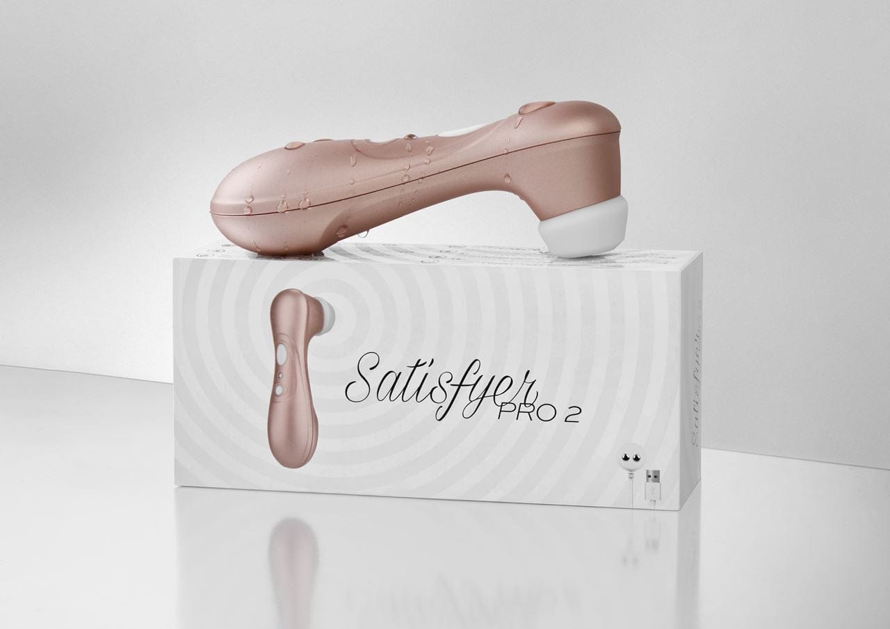 Satisfyer Pro 2 Waterproof Vibrator Massager Sex Toy in Pink - Spanksy
