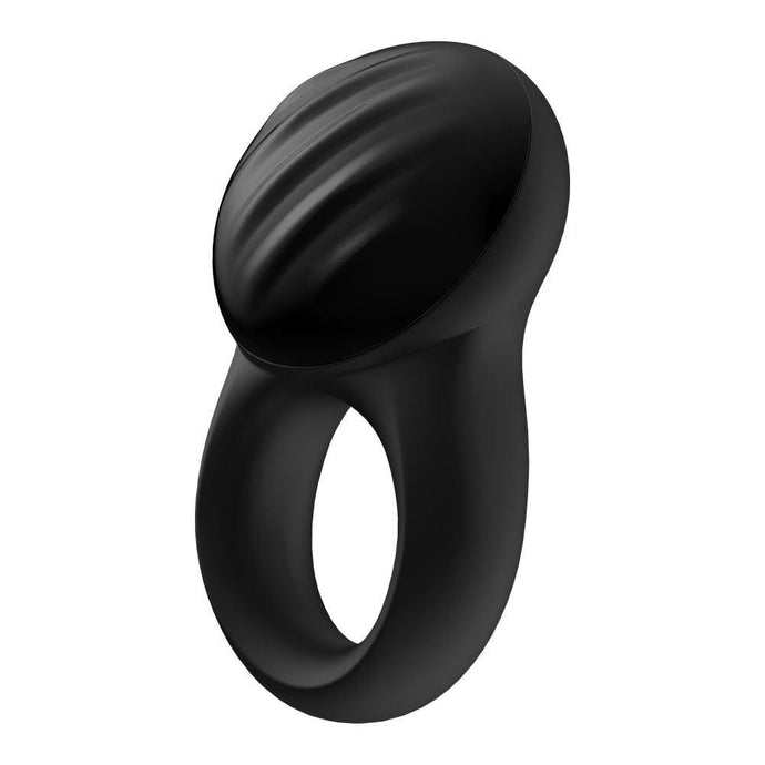Satisfyer Cock Rings Satisfyer App Enabled Signet Ring - Black