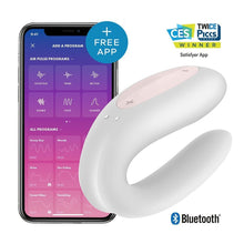 Load image into Gallery viewer, Satisfyer Couples Toys Satisfyer App Enabled Double Joy - White
