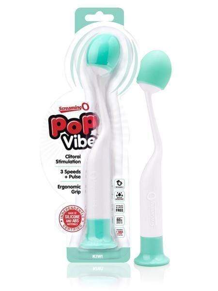 Screaming O PoP Vibrator Multi Speed Clitoral Stimulator Massager Green - Spanksy