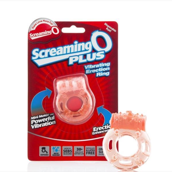 Screaming O Cock Rings Screaming O Plus Vibrating Cock Ring With Clitoral Stimulator