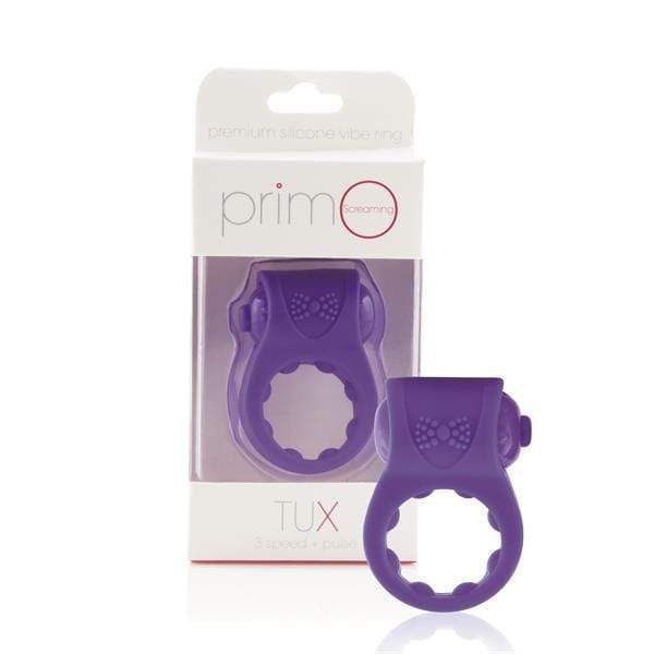 Screaming O Cock Rings Screaming O PrimO Apex Vibrating Cock Ring For Endurance in Silicone & Purple