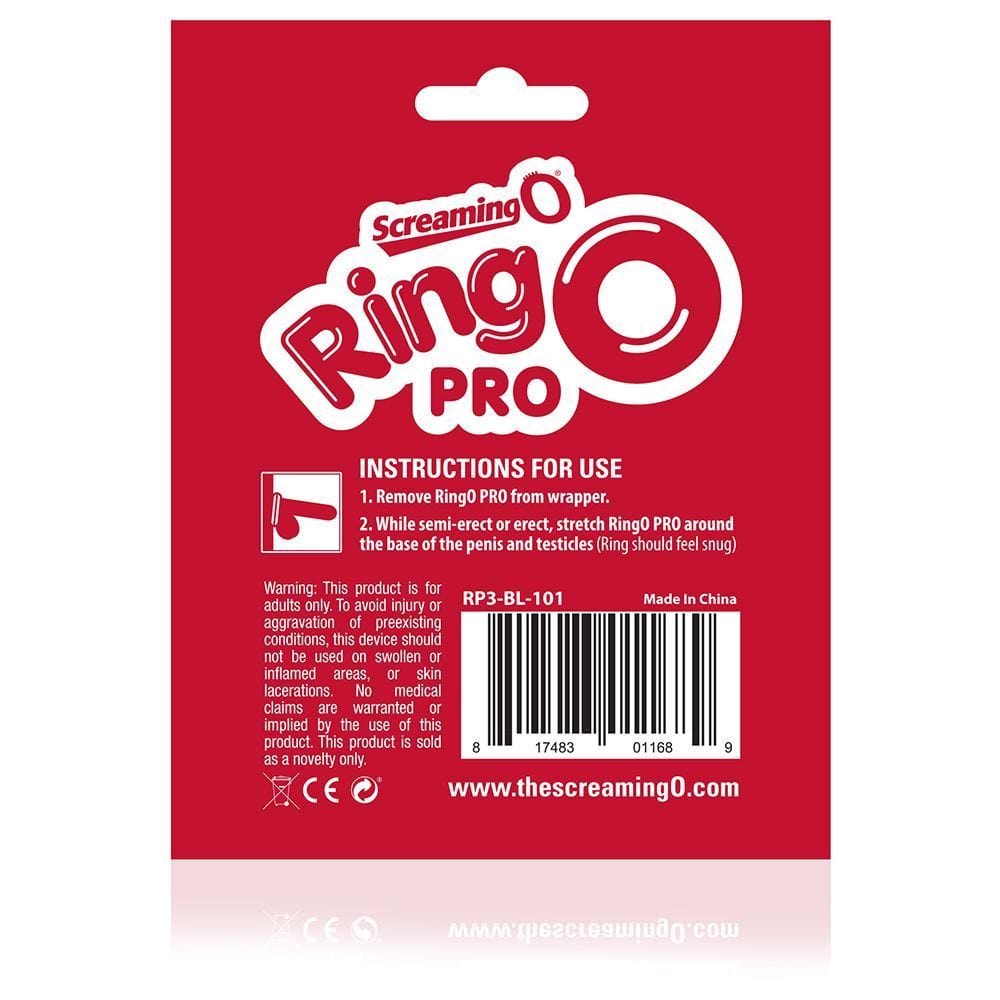 Screaming O RingO Pro XXL Cock Ring Black - Spanksy