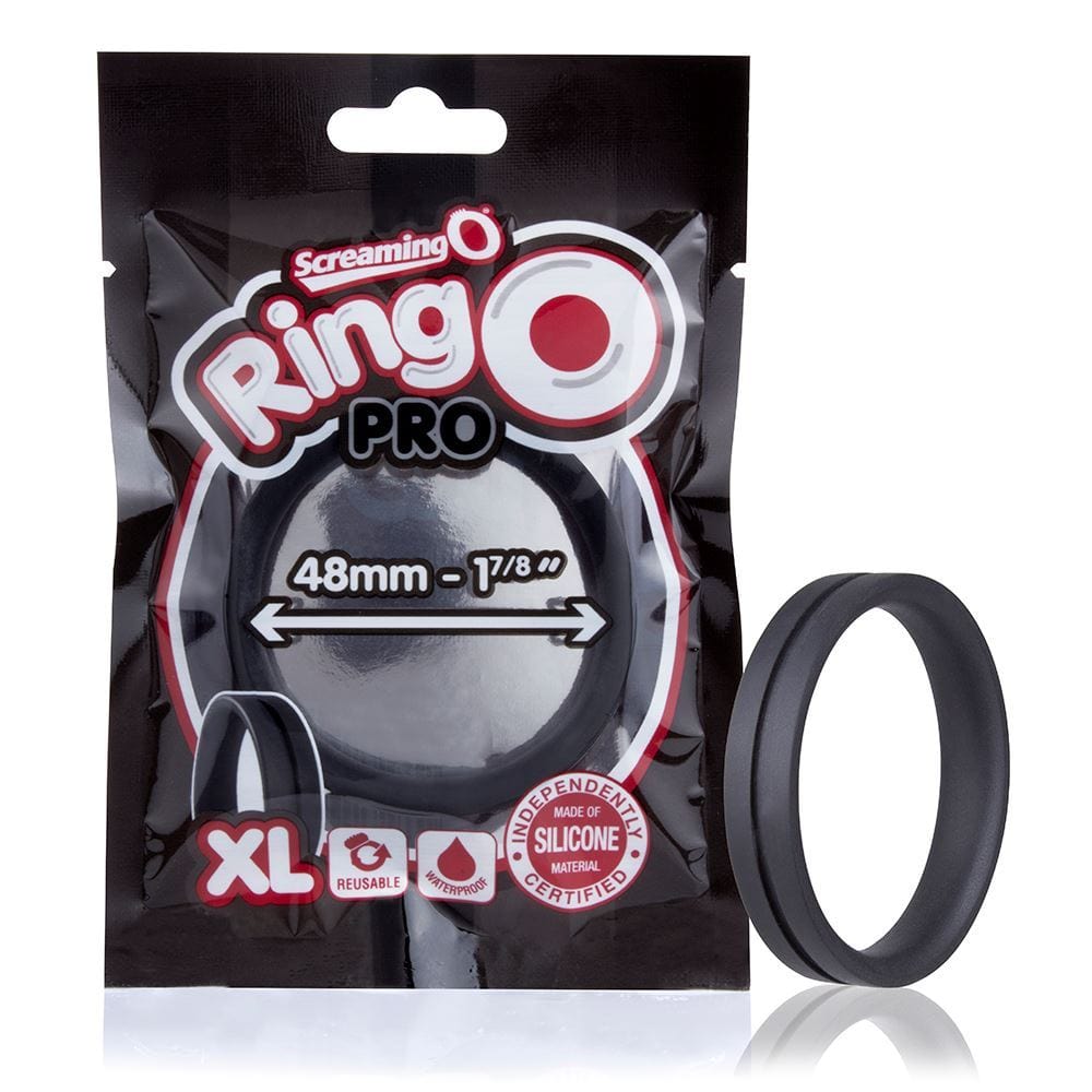 Screaming O - Ringo inc Rangler Cock Rings Screaming O RingO Pro XL Cock Ring Black