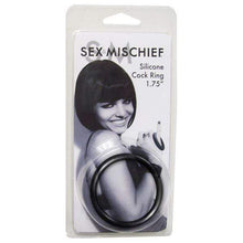 Load image into Gallery viewer, Sex &amp; Mischief Cock Rings Sex and Mischief Black Medium Silicone Cock Ring
