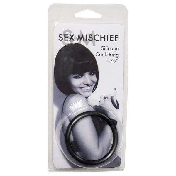 Sex & Mischief Cock Rings Sex and Mischief Black Medium Silicone Cock Ring