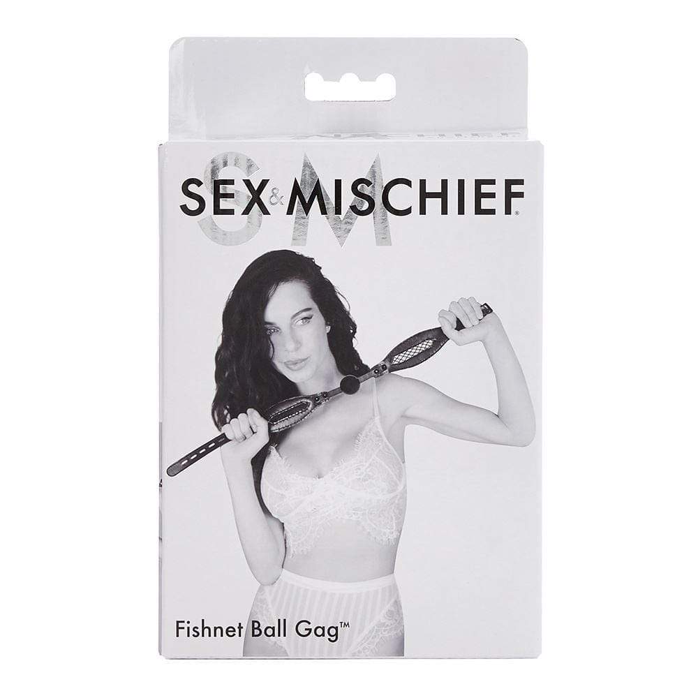Sex & Mischief Gags S&M Fishnet Ball Gag