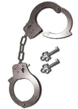 Load image into Gallery viewer, Sex &amp; Mischief Restraints Sex and Mischief Metal Handcuffs Basic Beginners Bondage Restraints
