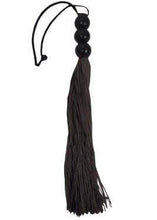 Load image into Gallery viewer, Sex &amp; Mischief Whips &amp; Floggers Sex and Mischief Medium Whip Black 14&quot;
