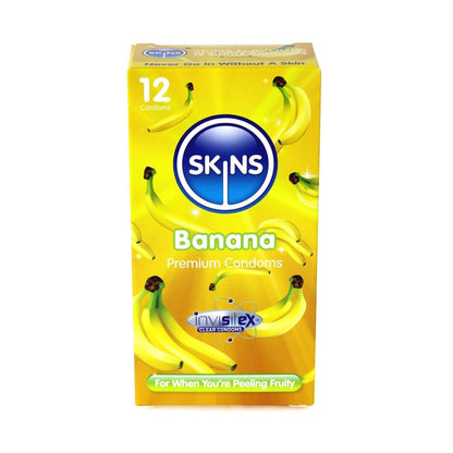 Skins Condoms UK Condoms Skins Condoms Banana 12 Pack