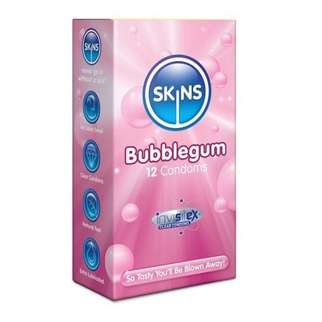 Skins Condoms UK Condoms Skins Condoms Bubblegum 12 Pack