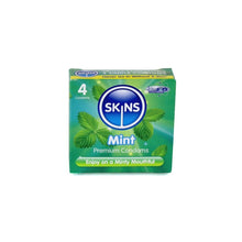 Load image into Gallery viewer, Skins Condoms UK Condoms Skins Condoms Mint 4 Pack
